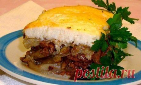 Мусака с баклажанами