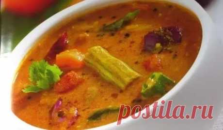 Самбар - чечевица с овощами
#веганство@just_veg

Рецепт этой чечевицы с овощами родом из Индии – это овощи в пряном чечевичном соусе. Готовится очень просто, как и большинство индийских масал, а самбаром называется в честь смеси специй с таким же названием. Кстати, смеси специй также называются масалами – гарам масала, бирияни масала и т.д. Готовится блюдо очень легко и без премудростей. Подойдет для тех, кто держит пост, а также для веганов.
Показать полностью…