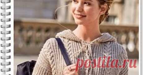 Вязаный пуловер спицами с капюшоном Как связать пуловер спицами - схема и описание вязания для начинающих