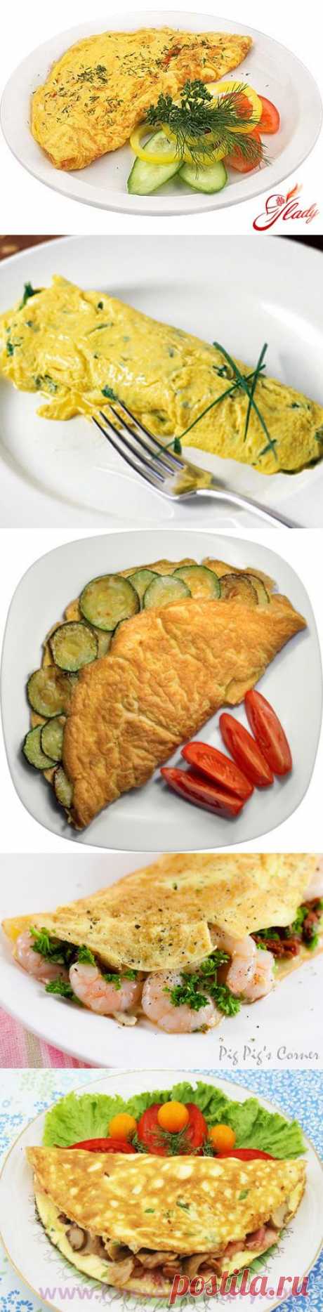 Вкусные рецепты омлета -