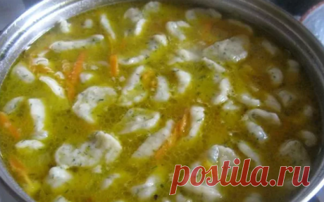 Суп с чесночными галушками. Станет любимым первым блюдом! | вкусный блог | Яндекс Дзен