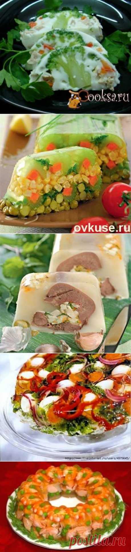 18 рецептов праздничных необычных заливных - Простые рецепты Овкусе.ру