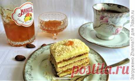 Миндальное пирожное с джемом - пошаговый рецепт приготовления с фото