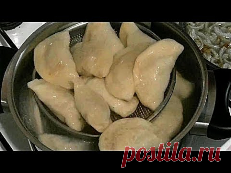 Вареники с капустой. Простой рецепт теста.