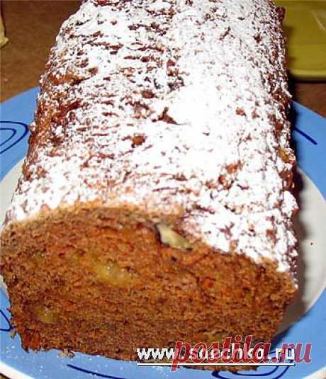 Морковный постный кекс.