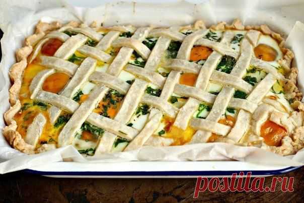 Пирог с картофелем, яйцами и ветчиной - Простые рецепты Овкусе.ру