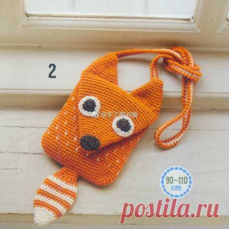 Детская сумка крючком