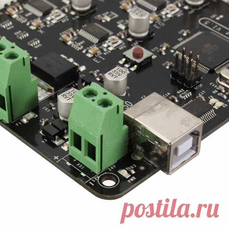 Плата управления 3D-принтером MKS Base V1.5 с USB-материнской платой Mega 2560 R3, совместимой с RepRap Ramps1.4 Продается на Banggood.com
