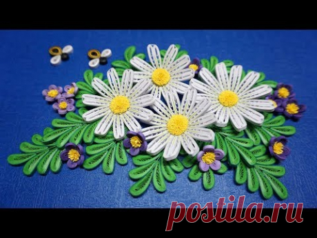 Quilling Daisy V3 Tutorial | cómo hacer el tutorial de flor de margarita
