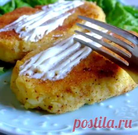 Как приготовить котлетки из картошки с начинкой :: Кулинарные рецепты