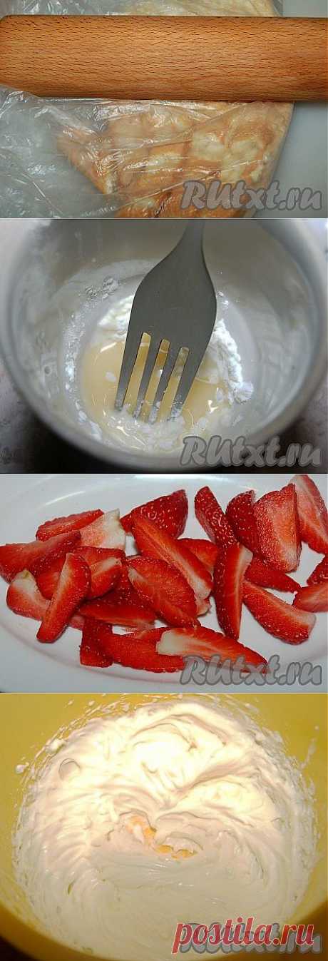 Чизкейк с клубникой (рецепт с ) | RUtxt.ru