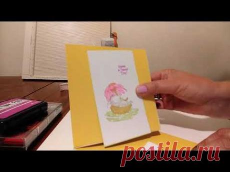 #39 Открытка &quot;Солнечный день &quot;. (Twist easel card) &quot; - YouTube