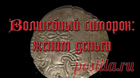 Денежный симорон – женим деньги
