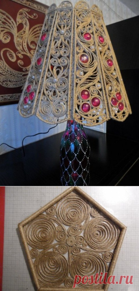 Джутовая филигрань: схемы и трафареты для начинающих и мастер класс
