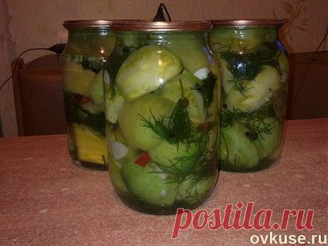 зеленые помидоры дольками - Простые рецепты Овкусе.ру