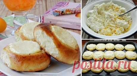 Домашние ватрушки с творогом: Очень пышные и вкусные