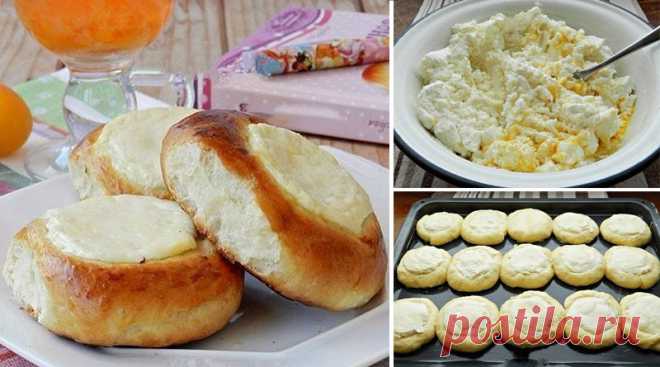 Домашние ватрушки с творогом: Очень пышные и вкусные