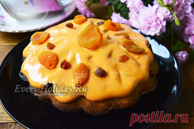 Рождественский кекс с сухофруктами и орехами