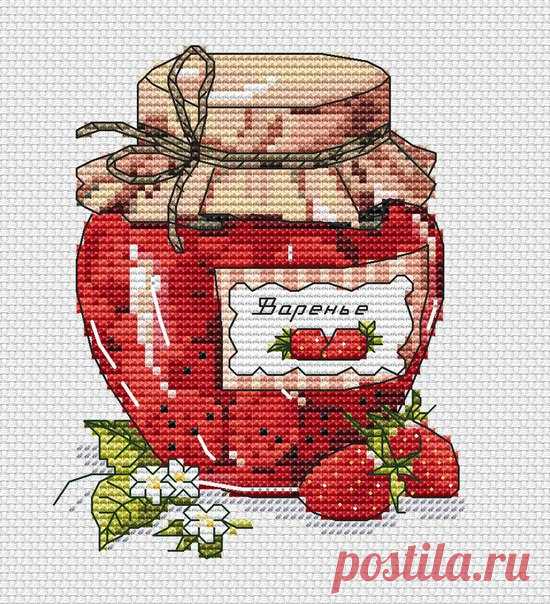 Наталья Салдушева_Клубничное варенье
550 × 604