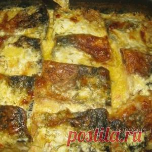 Скумбрия в духовке - нежная и вкусная