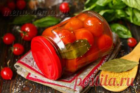 Маринованные помидоры с зернами горчицы на зиму