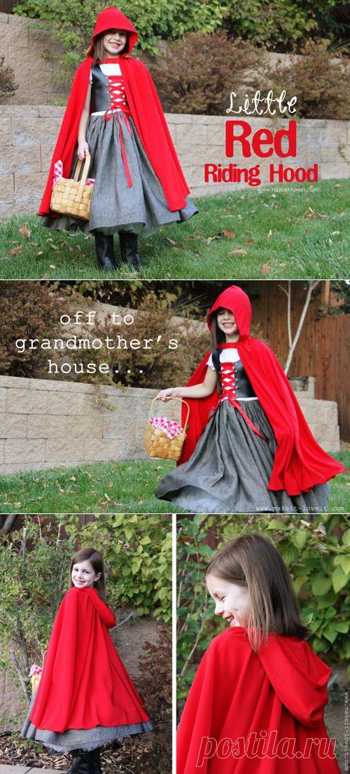 Костюм Красной Шапочки своими руками - Ручная работа и креатив - интернет-журнал | Поделки своими руками