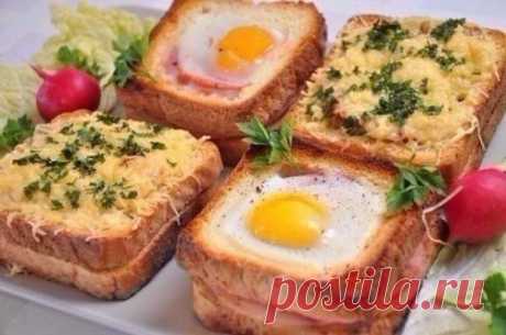 Необычные и вкусные бутерброды к завтраку