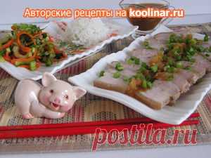 Грудинка по-китайски в сладком соусе. рецепт с фотографиями