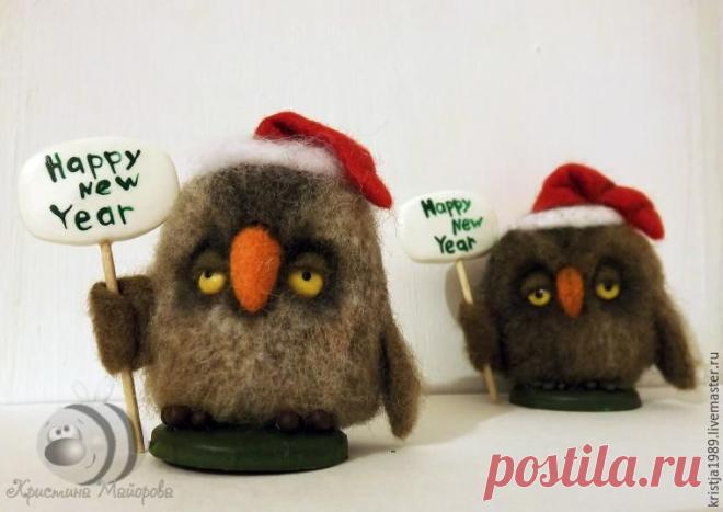 Делаем валяную совушку «Безудержное веселье» своими руками