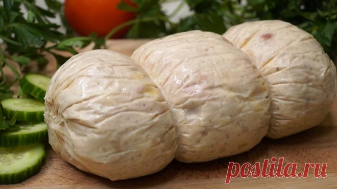 Колбаса домашняя без специальных приспособлений!