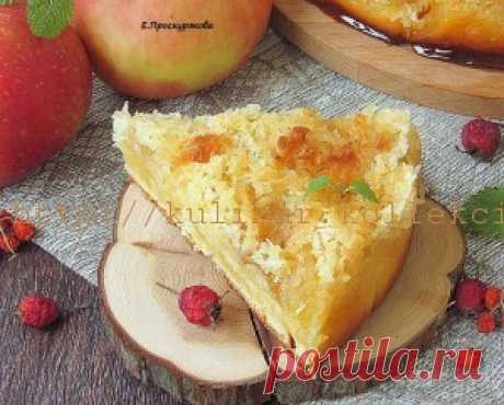 Яблочный пирог с карамелью | Кулинария своими руками