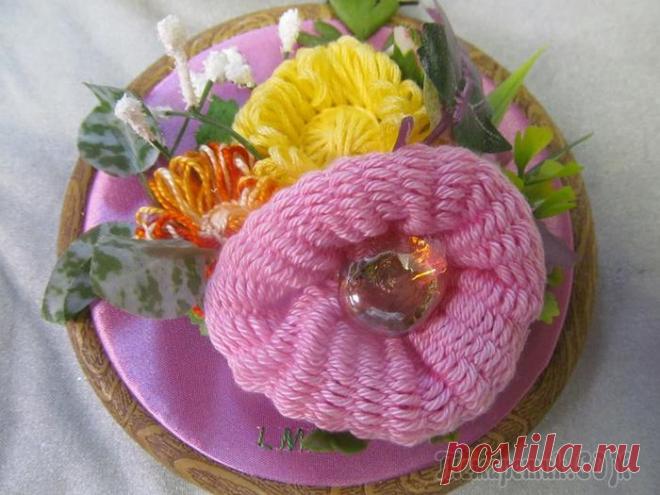 Вязание цветов