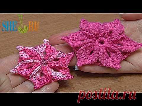 Цветок с лепестками украшенными пико .