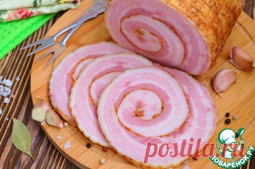 Рулет из свиной грудинки 