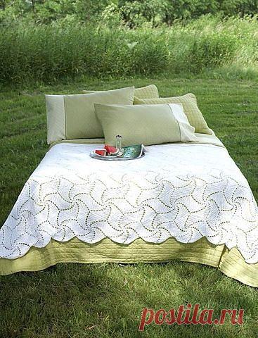 Покрывало. / Вязание крючком / Вязаные крючком аксессуары