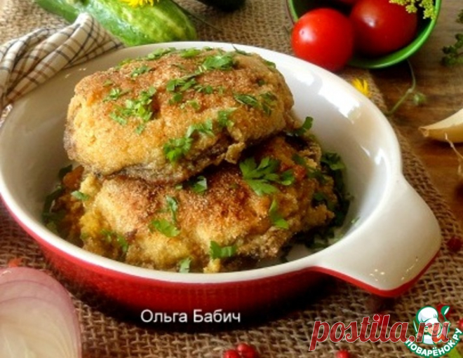 Грибной шницель – кулинарный рецепт