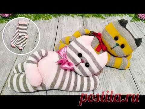 Самые милые котята из носочков - Легко и быстро 🐱 Cutest little kittens - Quick and easy