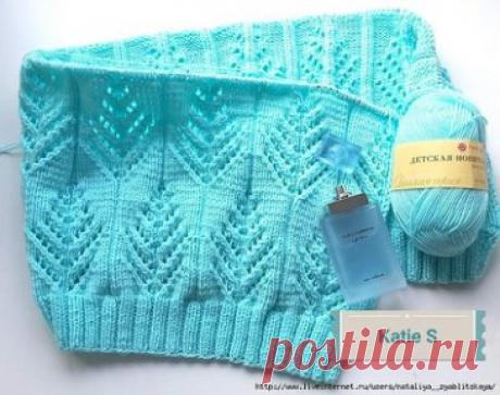 Узор ёлочкой Екатерины Семёновой. Схема