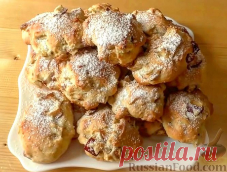 Рецепт: Мягкое печенье с яблоками на RussianFood.com