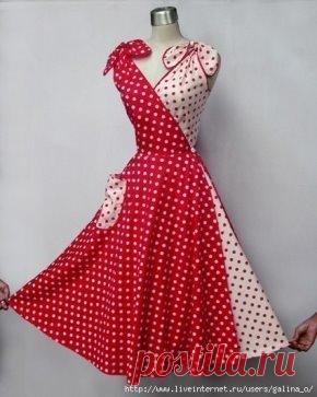 Платье-трансформер 50-х