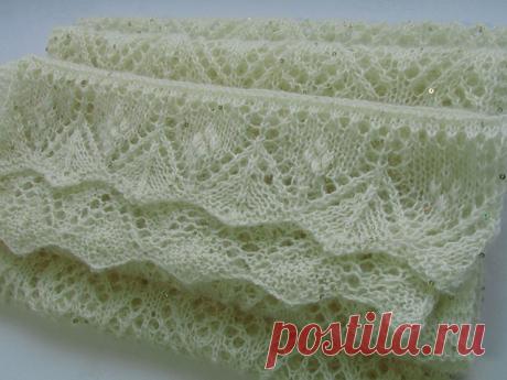 Как связать красивый край изделия