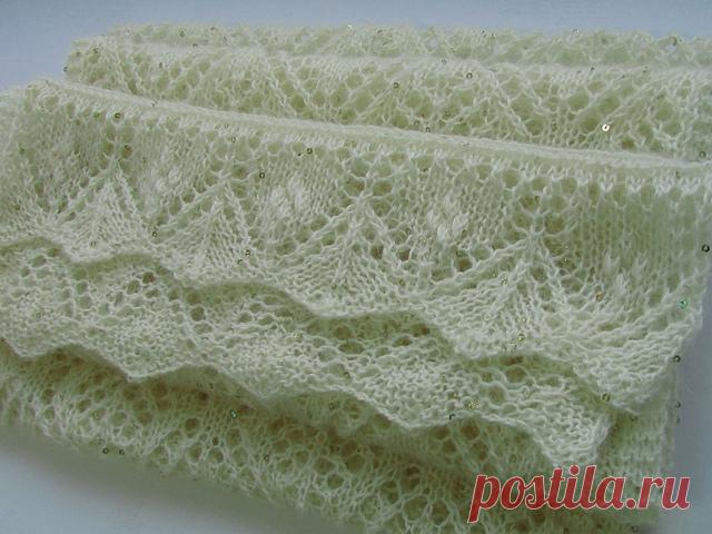 Как связать красивый край изделия