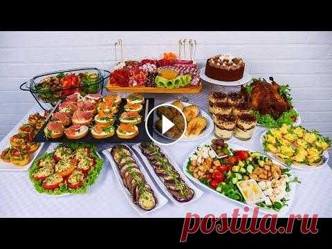 МЕНЮ на Любой Праздник! Мой ПРАЗДНИЧНЫЙ СТОЛ: горячее, закуски и салаты! Всем привет, дорогие друзья! Вы на канале Вкусно Просто и Доступно и сегодня вы узнаете, как приготовить очень вкусные и простые блюда, которые украся...