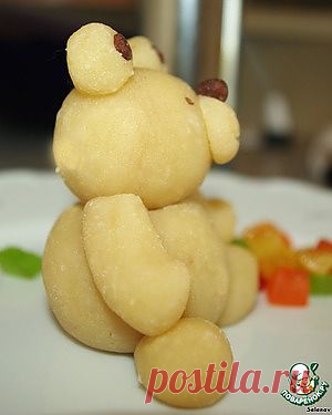Марципан для лепки. Медвежонок - кулинарный рецепт
