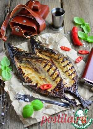 Бескостная хрустящая скумбрия на углях - кулинарный рецепт