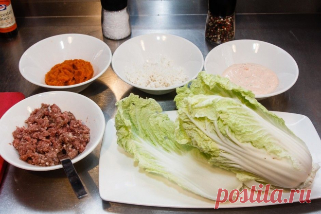 Томленые голубцы в паназиатском стиле — Вкусные рецепты