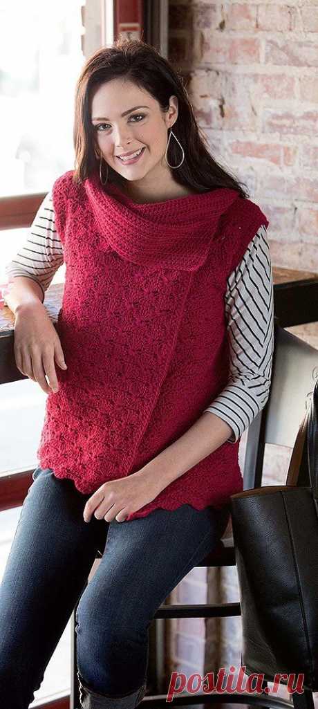 7 Easy To Crochet Patterns for Vests • Oombawka Design Crochet