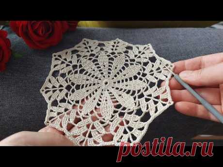 New Model - Very Beautiful Flower Crochet Pattern: Online Tutorial for Beginners in Crocheting