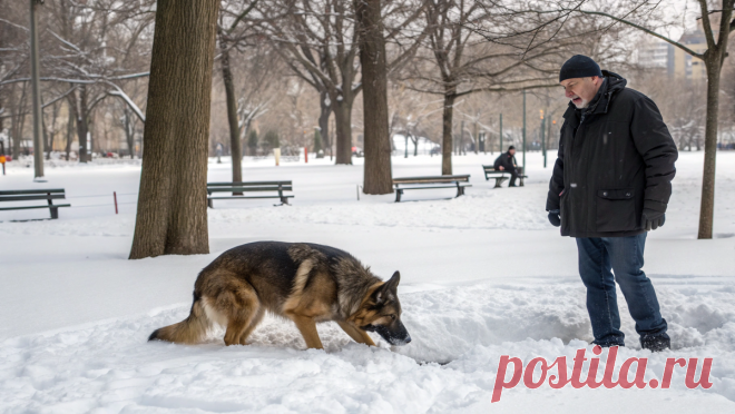 Собака яростно разрывала лапами снег. Находка ошеломила хозяина | Котофеня | Дзен