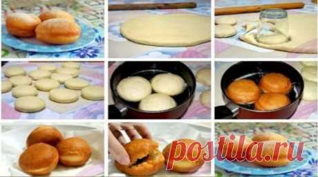 Вкуснейшие пончики с начинкой